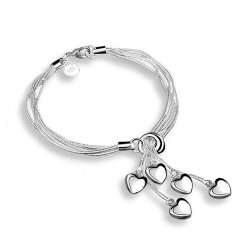 Heart Shape Charm Bracelet